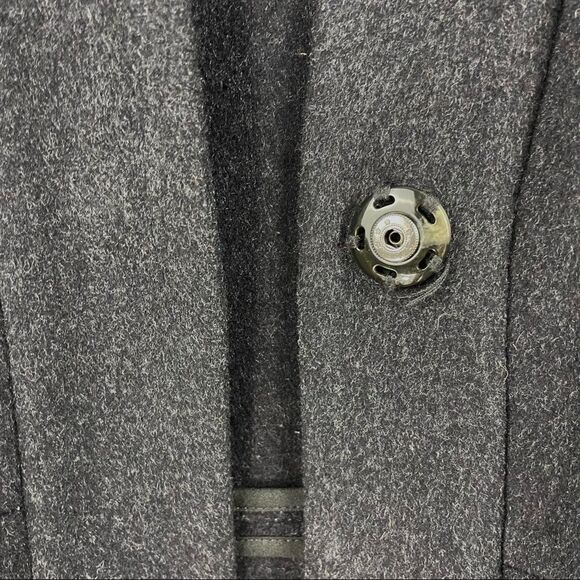 AYRTIGHT Charcoal Wool Blend Cocoon Coat Size S - Picture 4 of 8